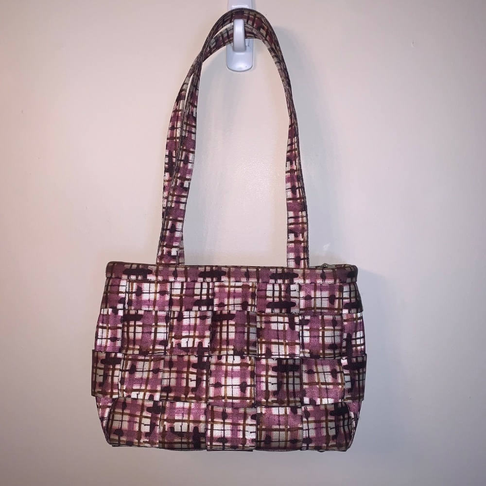 Harveys Purple Pink Seat Belt Bag Purse